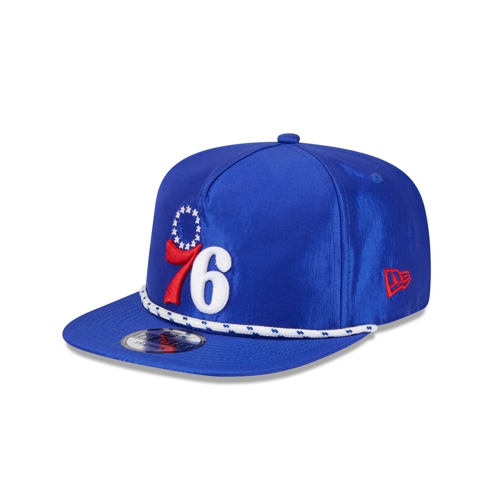 New Era Philadelphia 76ers Team Rope Golfer Hat - One Size